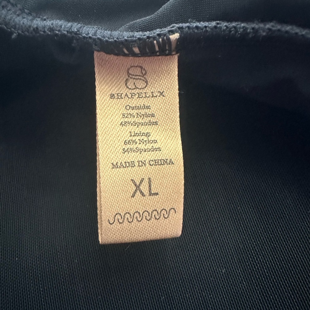 SHAPELLX NWT Smart Sculpt Ruched Twist-Front Shaping Swimsuit SZ XL - Picture 8 of 10